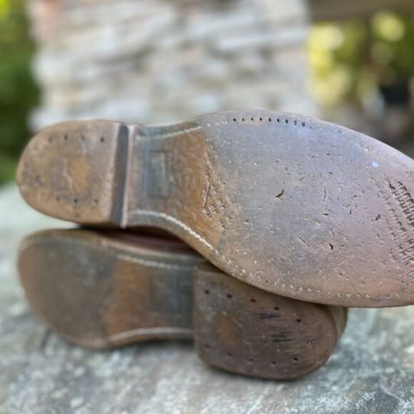 Vintage Red Wing Pull-On Leather Work Boots Size 10.5B (USA Made)